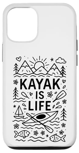 Kayak Canoes-Boat Kayaking, JbN tBbVO JbN V[JbN ނ JbN X}zP[X iPhone 12/12 Pro p