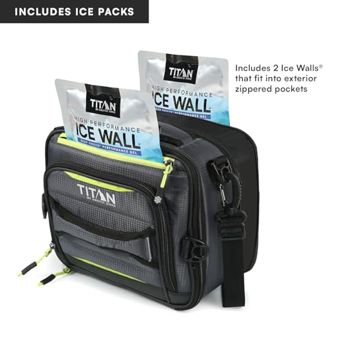 Image of Arctic Zone Titan Deep Freeze Fridge Expandable Insulated Horizontal Lunch Pack, Grey