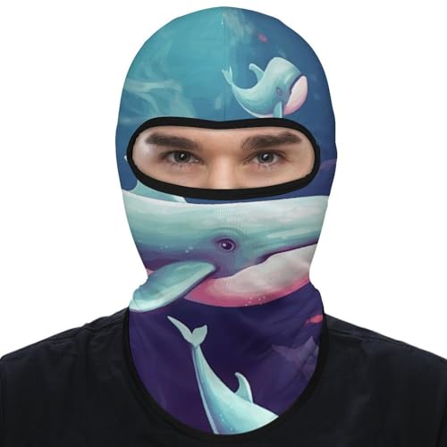 Balaclava para hombre, máscara para esquí y ciclismo, protector facial de invierno, pasamontaña multifuncional miniatura 7