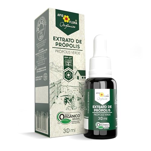 Extrato de Própolis Verde Orgânico 30 mL - BR, Extrato de Própolis Orgânico Apis Flora