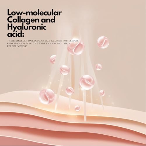 Bio Collagen Intense Hydrogel Melting Face Mask with Hyaluronic Acid, Galactomyces & Niacinamide for Deep Overnight Hydration and Skin Revitalization, 4 Sheet Masks, Pink