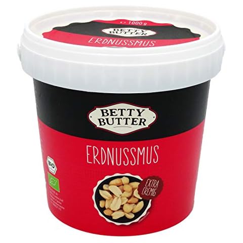 Bio Erdnussmus, 1 kg Eimer, Premium-Erdnusspüree, natürliches Nussmus ohne Zusatzstoffe Cover