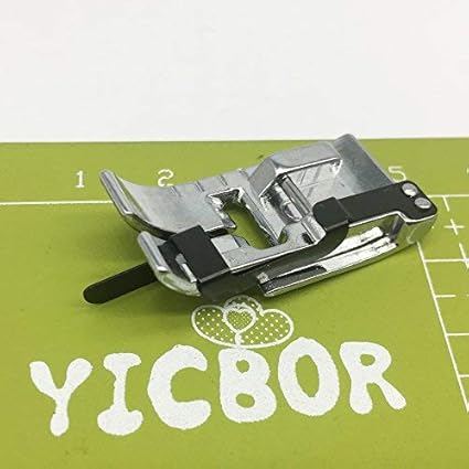 YICBOR Snap On SA191 Stitch in The Ditch Foot for Brother Singer,Kenmore, Babylock,White