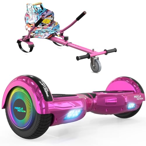 MEGA MOTION 6.5 Zoll Hoverboards mit Sitz für Kinder, Geschenk für...