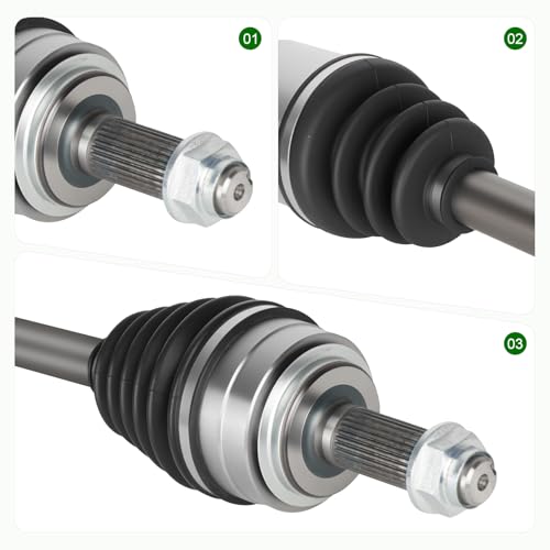 Front Right Passenger Side CV Axle Shaft Assembly for V6 3.5L & 60-4225 by Youxmoto - Used condition - Image 8