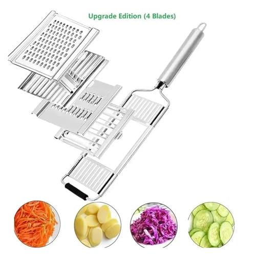 Cortadora de verduras 4 en 1 acero inoxidable miniatura 2