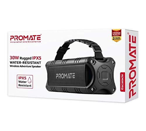 Promate Escalade 40 W, Wytrzymały, Wodoszczelny, Bezprzewodowy Głośnik Bluetooth IPX5, Idealny w Podróży
