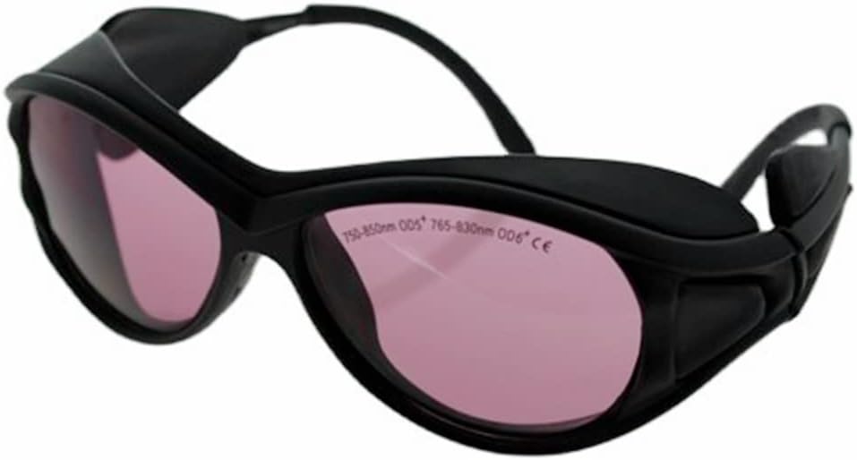 808nm Laser Safety Glasses & Laser Protection Goggles OD5+ (EP-18) 750-850nm OD5+ 765-830nm OD6+