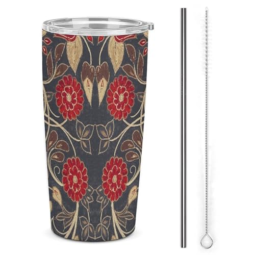 Ԃ̃Jbv William Morris ԕ Xg[&Xg[uVt }OJbv R[q[Jbv 600ml RrjJbv ^u[ XeX ۗ ۉ ԗp Wt ^  e  LN^[ lC v[g