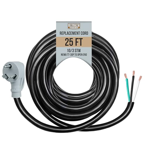 Câble d'extension de 10/3 m pour VR alimentation camping 25 pieds