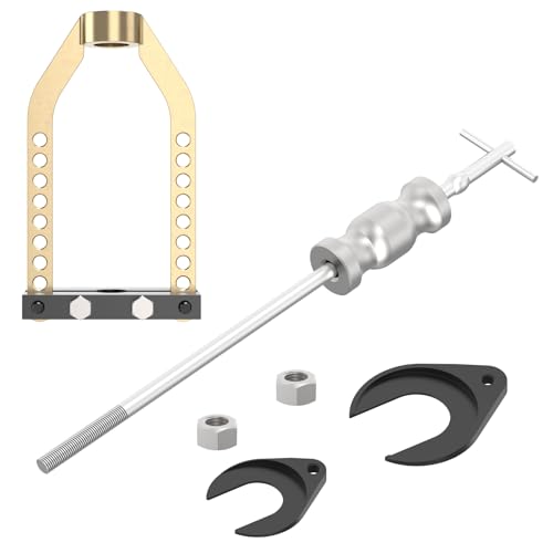 SHOMTHUN Universal CV Axle Removal Tool Set with Inner CV Axle Puller Tool with 5/8-18 Slide Hammer and CV Joint Puller Propshaft Separator Tool U Joint Removal Tool