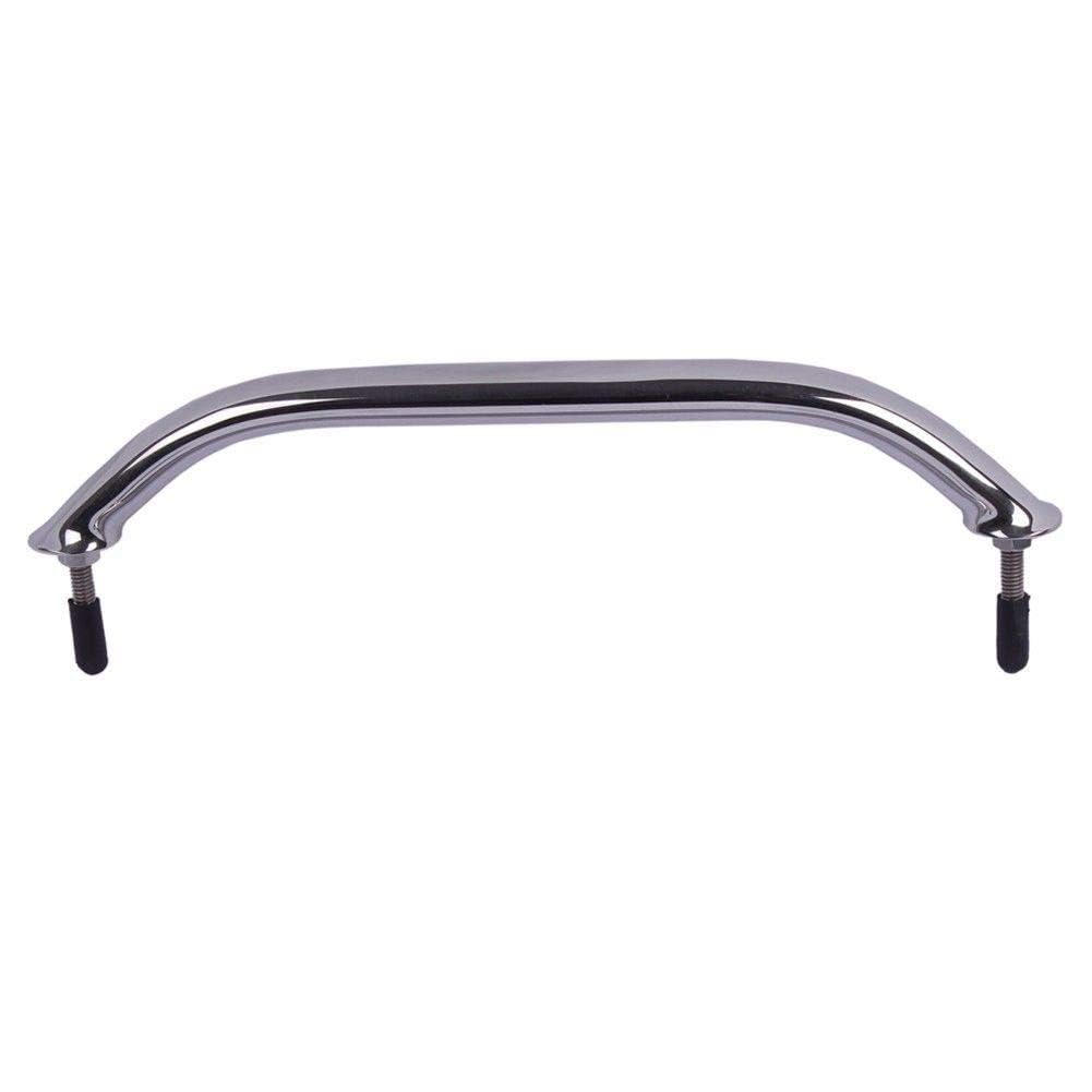 BOOMSTART Marine Griff, Edelstahl Boots Haltegriff Griff, Bootshandlauf für Lukendeck, Ovaler Griff Handlauf Mehrzweck-Hardware, für Wohnmobile, Boote, Yachten, 12 Zoll (300mm)