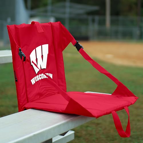 Image of Logo Brands Officially Licensed NCAA Unisex Stadium Seat, One Size, Team Color