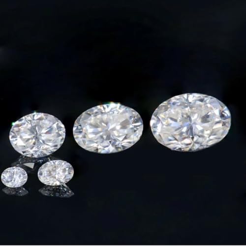High Clarity D Colorless Oval Moissanite Diamond Loose Moissanite Stone2