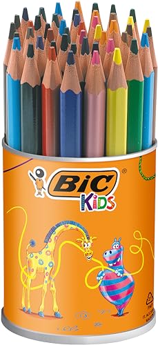 Crayons de couleurs triangulaires pour le coloriage des enfants