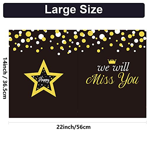 Farewell Party Decorations Jumbo Farewell Greeting Card Goodbye Card Guest Book We Will Miss You Gifts For Office Women Coworker Retirement Going Away Party Suppiles 14 X 22 Inches #TOP2