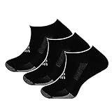 TRUEENERGY: Lo-Cut Socks with Infrared Thread- Pain Relief & Circulation Help for Nurses & More (3-Pack, Black, Lg/Xl)