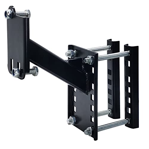 Autoalkins Spare Tire Mount Bracket For Trailer, Spare Tire Mount, Trailer Spare Tire Carrier, Fits Most 4 & 5 & 6 Lugs Wheels On 4", 4.5", 4.75", 5", 5.5", And 6" Bolt Patterns, Maximum Load 150 Lbs #TOP1