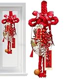 Nudo Chino De Año Nuevo | Gran DIY para Decoración de Buena Suerte 2026,Nudo del Caballo Año Nuevo Chino | para Decoración de Puerta, Sala, Pared, Ventana, Porche, Fiestas y Mudanza