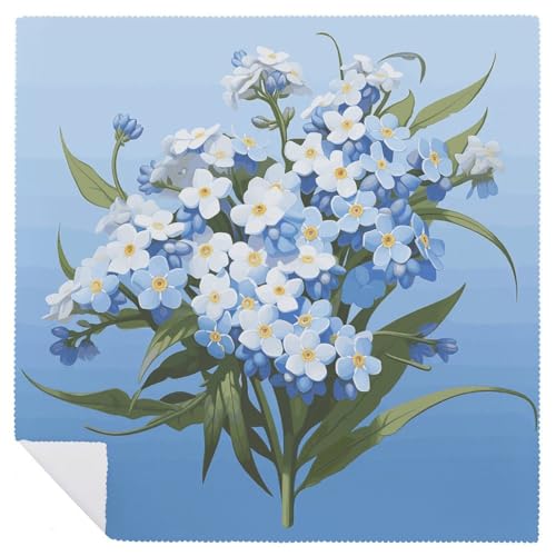 Servilletas de Tela Do Not Forget Me 18.7x18.7 in 4 piezas miniatura 6