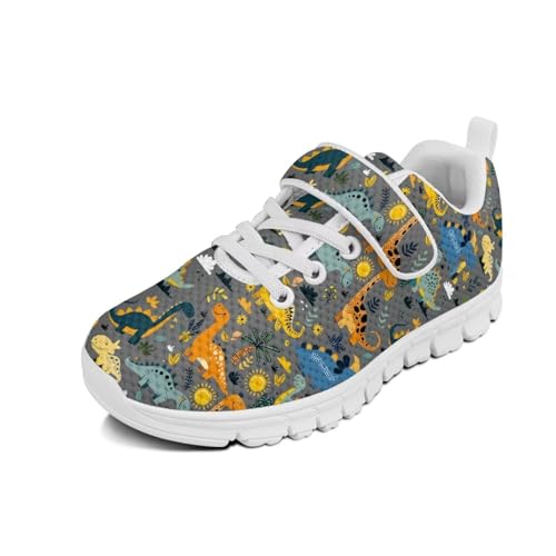 Forchrinse Tie Dye Ladybug Daisy Print Kids Sneakers for Boys Girls Ladybug Tennis Running Shoes for Little Kids Causal School Sport Sneakers Lightweight