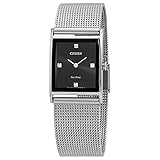 Citizen Axiom ダイヤモンドブラックダイヤルユニ腕時計 BL6000-55E