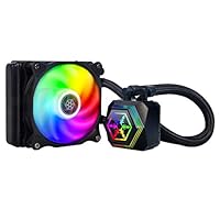Silverstone PF120-ARGB, LGA1700, AM4, 120mm, Premium All-In-One Flüssigkeitskühler mit ARGB-Beleuchtung, SST-PF120-ARGB-V2