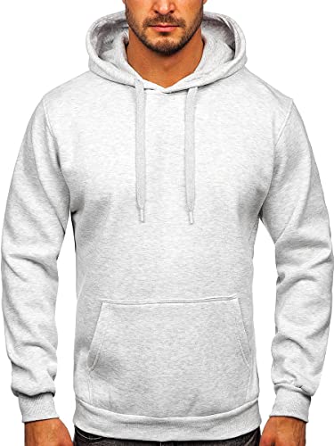 BOLF Herren Kapuzenpullover Hoodie Sweatshirt mit Kapuze Pullover Pulli...