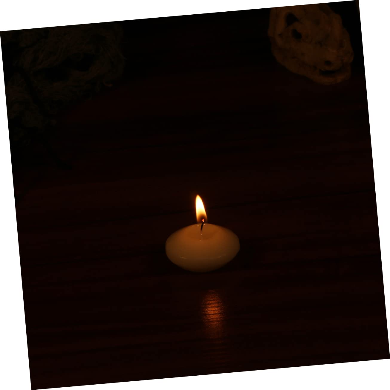 Redondas Velas 50 Flotantes Parafina Piezas de Cenas Festivas