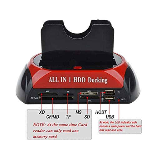 Greenwoodhomer All in 1 HDD Docking 2.5/3.5 USB