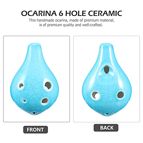 ARTIBETTER Conjunto 1 6 Buraco Ocarina para Crianças Iniciantes Inclui Colhedor E Saco de Plástico A