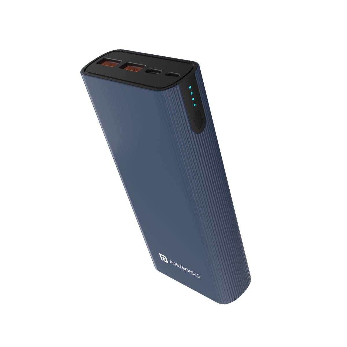 Portronics Power 45 20000mAh Super Fast Charging Metal Power Bank |Triple Output (2USB + 1 Type C) for Laptop/Mobiles/TWS/Speakers.(Blue) (B09R1WQMQ1) Amazon Price History, Amazon Price Tracker