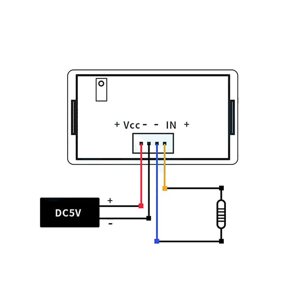 Taidacent Ohm Meter Resistance Tester Ohmmeter Digital DC Resistance Measuring Instrument Fixture Resistance Measure Panel Meter (200 Ohm, DC12V with Cover)