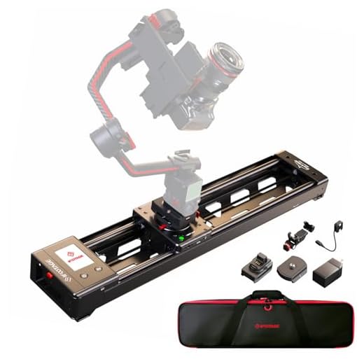 IFOOTAGE Shark Slider Nano II-660, 17'' Multi-Axis Motorized Camera Slider with AI Tracking, APP/IPS Control Dolly Rail Slider 360° Panoramic for Cameras, Gimbals, Phones, Payload 15.4lbs