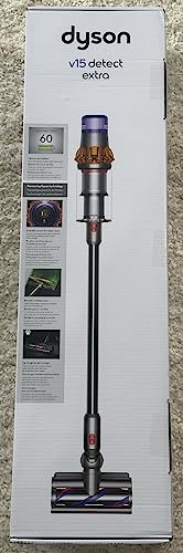 Dyson V15 Detect Total Clean Extra Cordless Vacuum - Yellow/Nickel