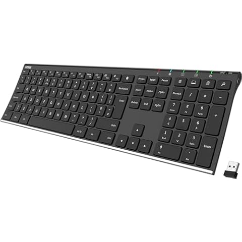 Arteck Wireless Keyboard with Numeric Keypad Cover