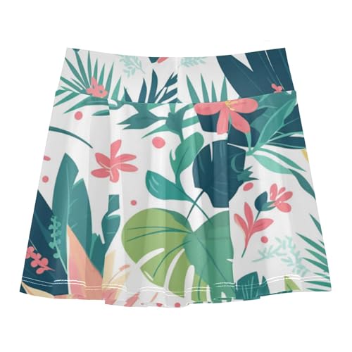 Girls Athletic Skirt with Built-in Shorts Flowy Skorts for Little Girl Kids Pleated Skort with Pockets2