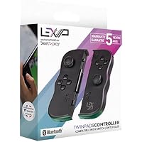 Lexip Nintendo Switch&trade; Twin Pads Controllers | Wireless Joy-Con with Motion Sensor & Vibration Feedback