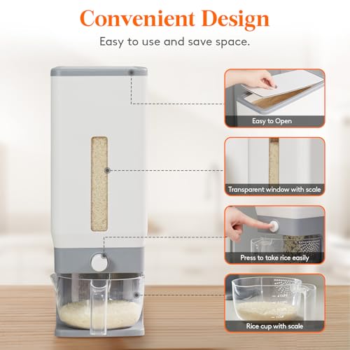 Lifewit 25 Lbs One-Press Dispenser