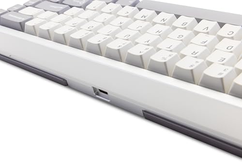 Image of KEEBMONKEY WOBKEY Zen 65 65% Quick Release Wireless Mechanical Keyboard with RGB, CNC Aluminum Case, Hot-Swappable, VIA Support, BT /2.4G /USB-C Gaming Keyboard for Mac /Windows (Lite Silver)