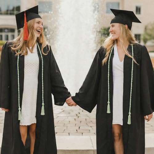 Image of GraduationMall Graduation Honor Cord 68 inch SagegreenWhite