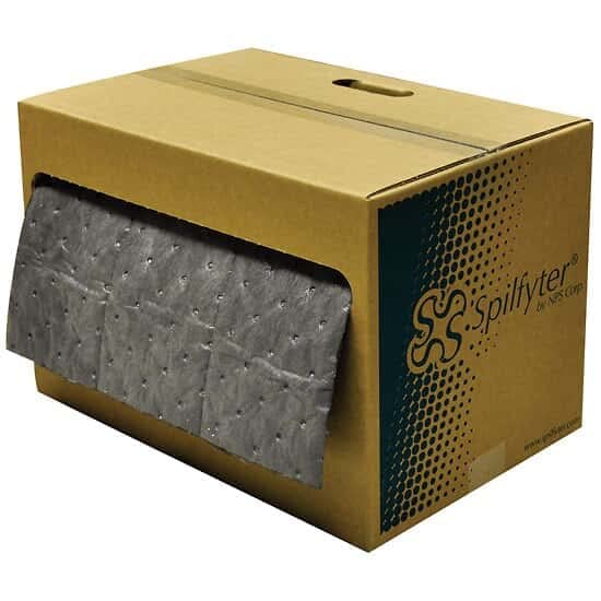 NPS Spilfyter Spilhyder All-in-One Spill Pad Roll, Medium-Weight, 15" x 75', 1/Case