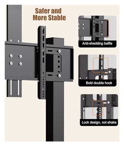 Soporte móvil para TV ajustable con ruedas miniatura 7