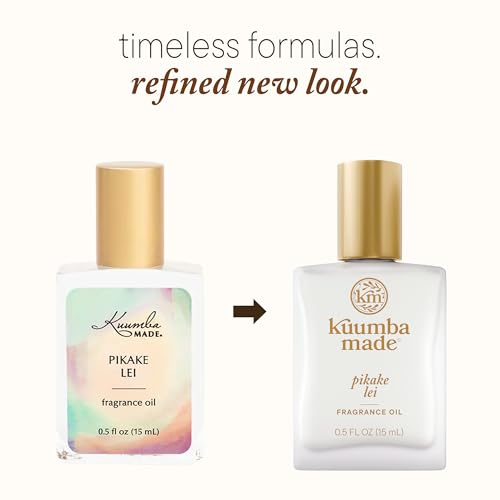 Image of Kuumba Made Pikake Lei Fragrance Oil Roll-On, Alcohol-Free, 0.5 Fl Oz | Long-Lasting Scented Oil with Jasmine, Bergamot, Gardenia Notes, Botanical, Skin-Friendly Perfume Roller, Vegan, Cruelty-Free