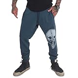 Yakuza Herren Cuernos De Chivo Jogginghose, Mallard Blue, XL