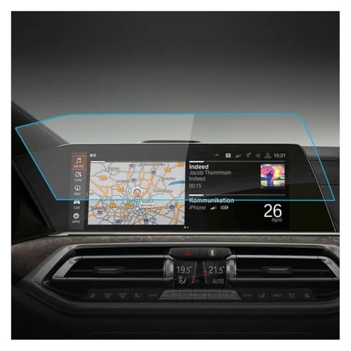 Verre trempé BMW X7 anti-lumière bleue pour réduire la fatigue oculaire