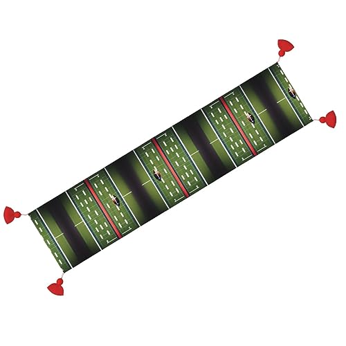 Chemin de table de football américain pour repas de match et déco cuisine festive