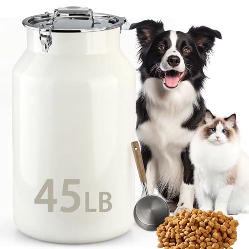 Aloxina 45 lb Stainless Steel Pet Food Container