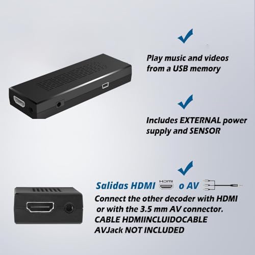 Romicta Decodificador TDT HD,Sintonizador TDT HD,Decodificador Digital para TV 2025,Receptor DVB-T2,HD 1080P H265 HEVC Principal 10 bit,Soporta/USB WiFi//PVR/LCN/Youtube/Tiktok - imagen 6
