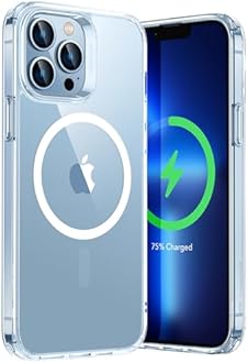 ESR for iPhone 13 Pro Max Case, MagSafe Phone Case Supports Magnetic Wireless Charging, Reinforced Drop Protection, Scratch-Resistant Back Hybrid Case, Classic Cover for iPhone 13 Pro Max, Clear
